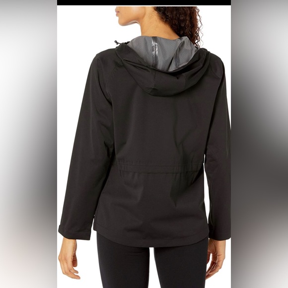 ASICS Women’s Size M Black Rain Jacket - Picture 3 of 8